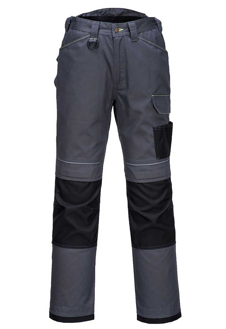 PW3 Work Trousers T601 in Grey/Black