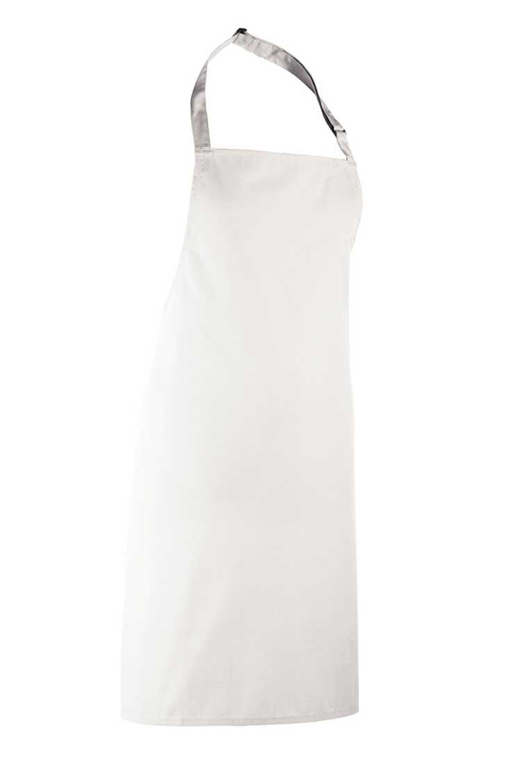 Extra Large Bib Apron PX150 in White