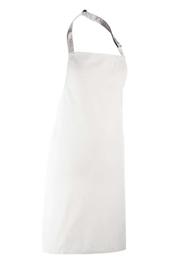 Extra Large Bib Apron PX150 in White