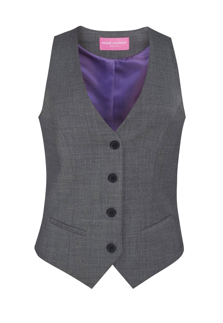 Scapoli Ladies Waistcoat 2200 in Light Grey