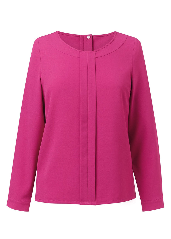 Roma Crepe de Chine Blouse 2279 in Fuchsia