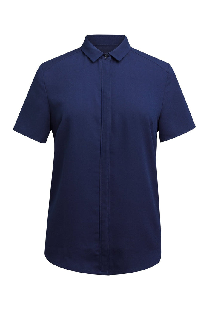 Venezia Crepe de Chine Blouse 2299 in Navy