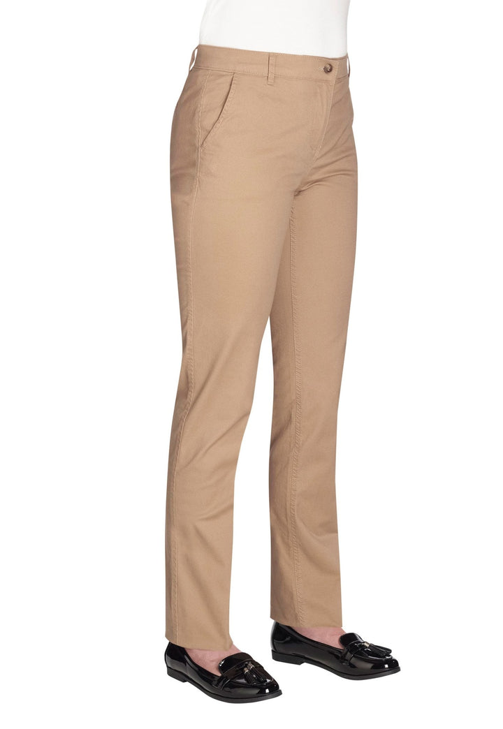 Model Wearing Houston Slim Leg Chino 2303 in Beige