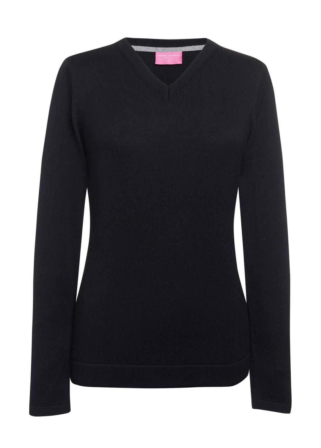 Atlanta V-Neck Jumper 2307 in Black