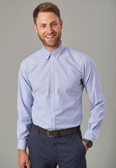 Lawrence Men's Stretch Oxford Shirt 4052 - The Work Uniform Company