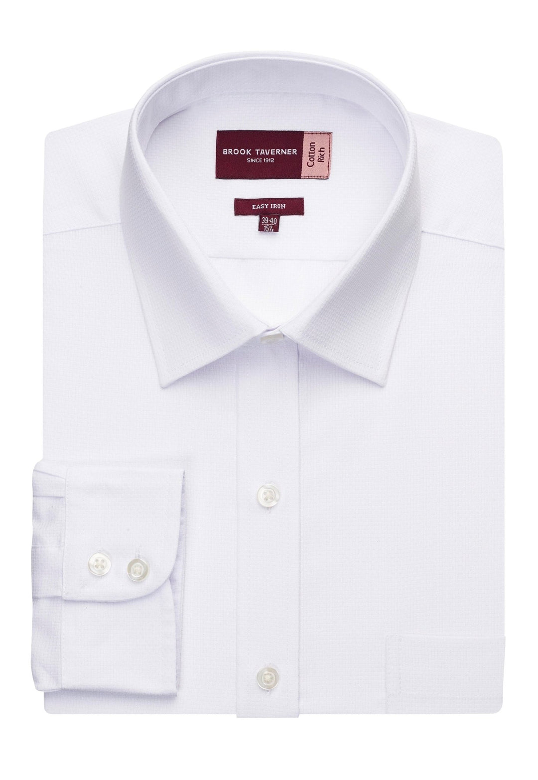 Flat and Folded Mantova Classic Fit Shirt 7594 in White