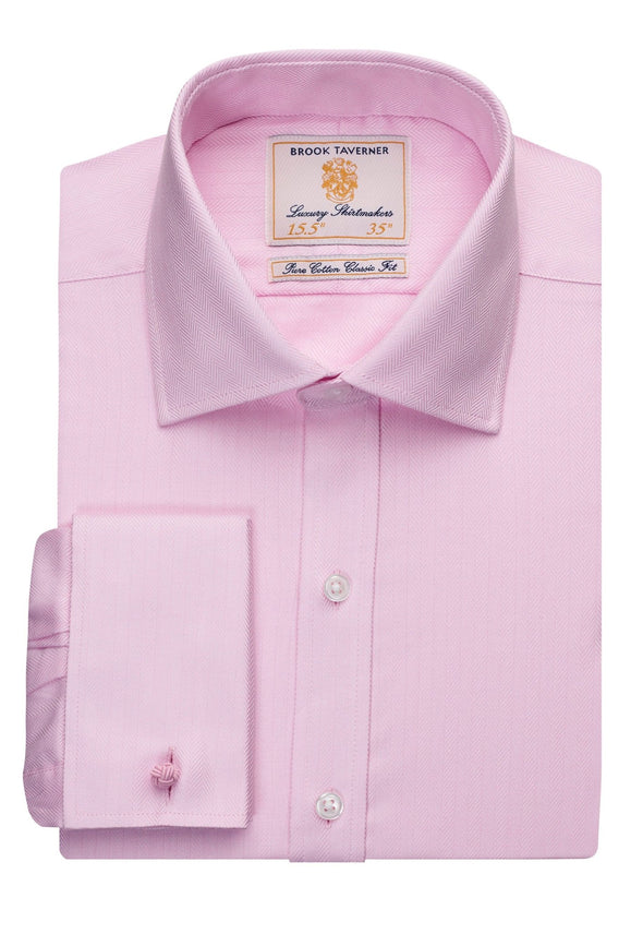Andora Classic Fit Shirt Herringbone 7656 - The Work Uniform Company