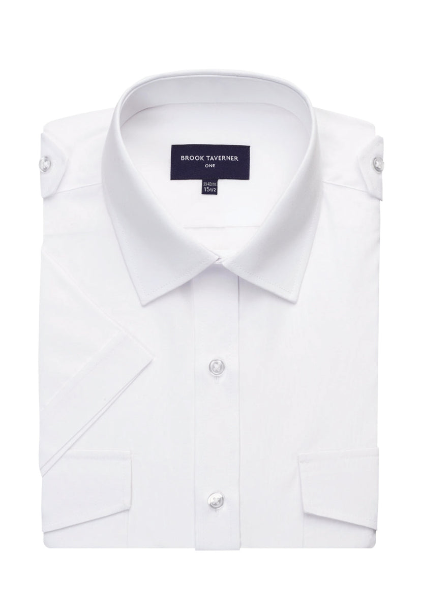 Brook Taverner Olympus Pilot Shirt - Classic Fit - The Work Uniform Company