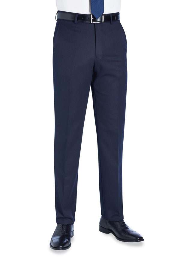 Mens Uniform Trousers - Single Pleat - Navy - CLEARANCE - SAVE 50%!