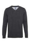 Men's Cotton Blend V-Neck Sweater AQ042 - The Work Uniform Company