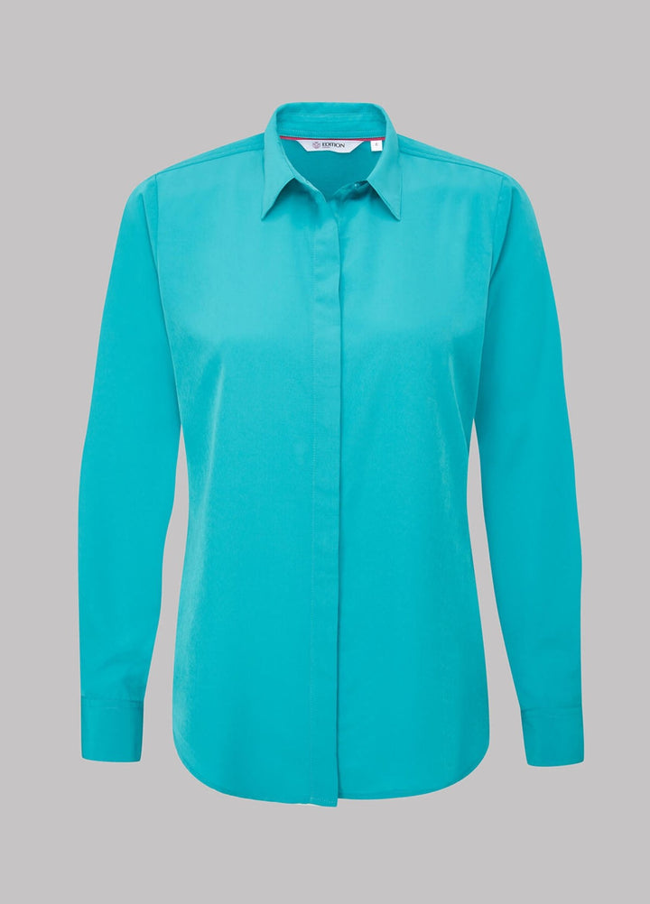 Erin Blouse Long Sleeve in Teal