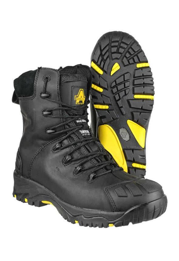 Thinsulate High Leg Safety Boot Black