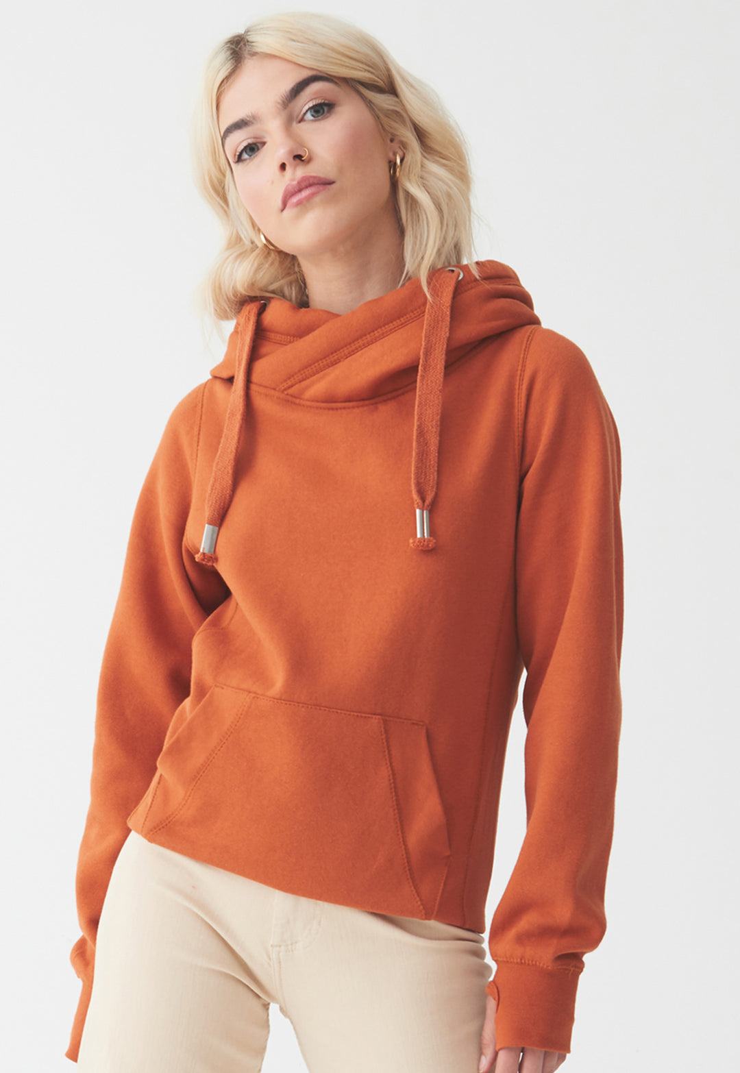 Cross Neck Hoodie JH021 - The Work Uniform Company