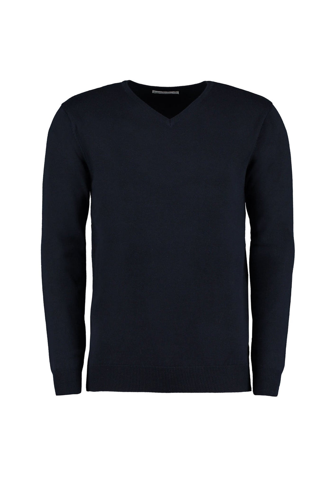 V Neck Sweater Classic Fit KK352 in Navy