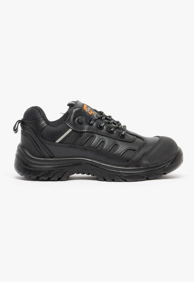 M462A - Unisex Leather Safety Trainer - The Work Uniform Company