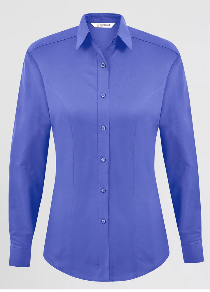 Megan Contemporary Blouse Long Sleeve - The Work Uniform Company