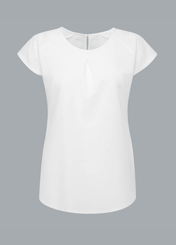 Molly White Blouse - The Work Uniform Company