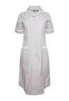 NCLD - Navy or Grey White Stripe Nurse Dress - The Work Uniform Company