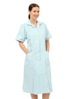 NCLD - Green or Blue White Striped Nurse Dress - The Work Uniform Company