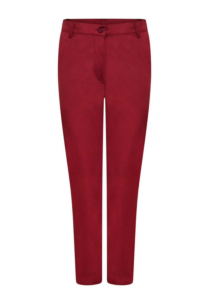 Women's Healthcare Trousers Maroon NLSPCT - The Work Uniform Company