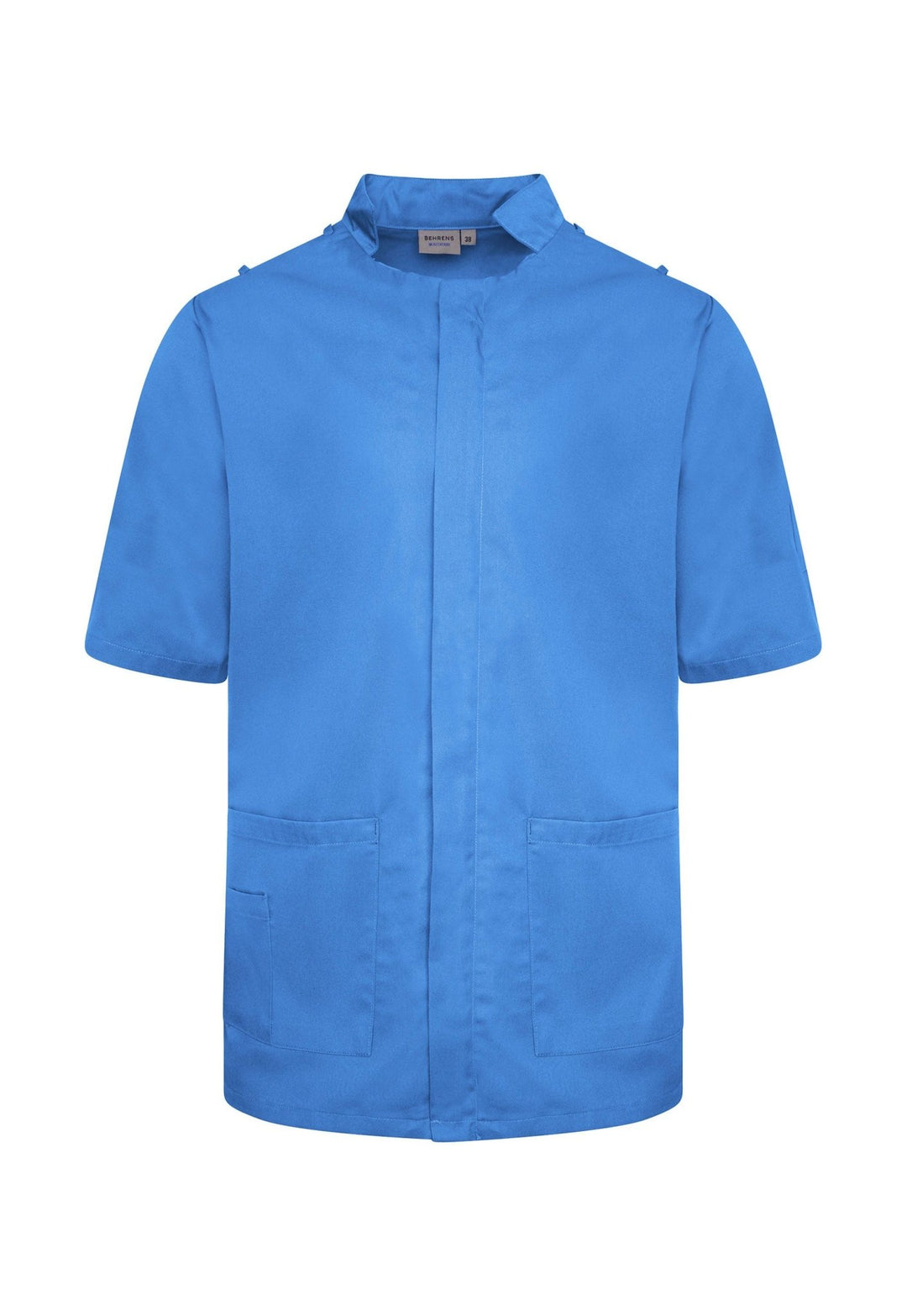 Men's Mandarin Collar Healthcare Tunic NMT-HB in Hospital Blue