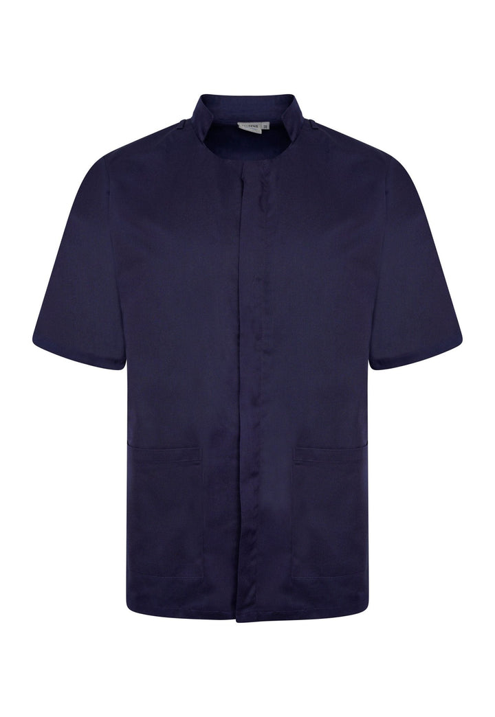 Men's Mandarin Collar Healthcare Tunic NMT-N in Navy