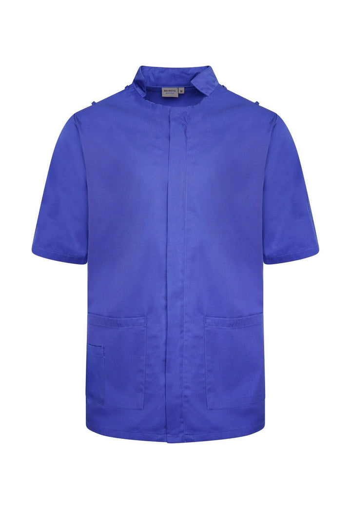 Men's Mandarin Collar Healthcare Tunic NMT-R in Royal