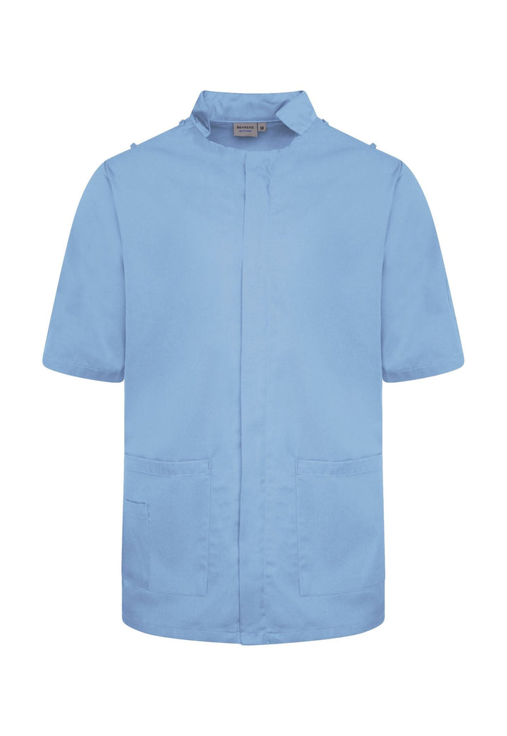 Men's Mandarin Collar Healthcare Tunic NMT-S in Sky Blue 