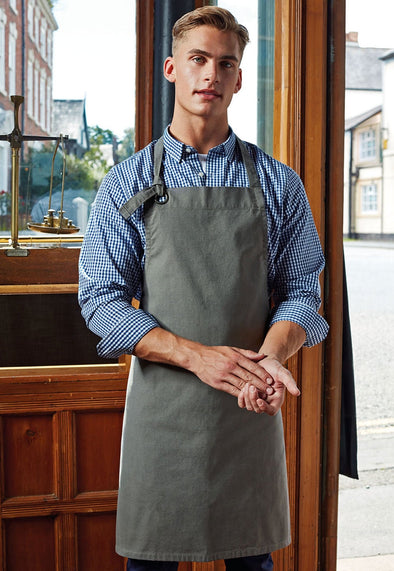 Heavy Cotton Canvas Bib Apron PR130 - The Work Uniform Company