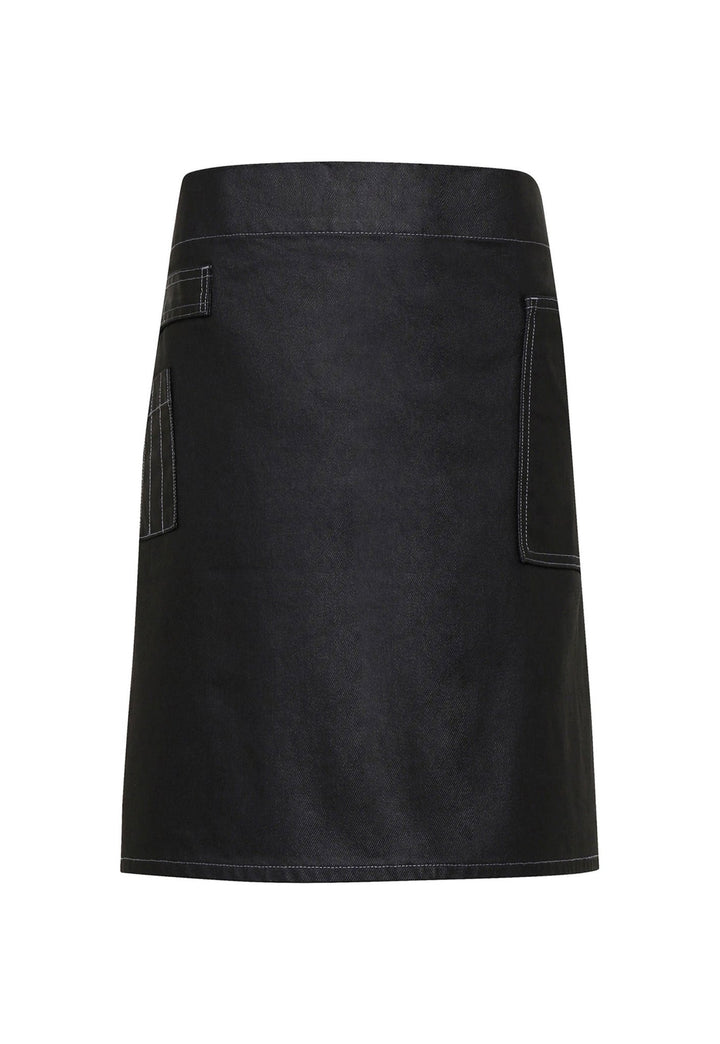 Waxed Look Denim Waist Apron PR135 - The Work Uniform Company