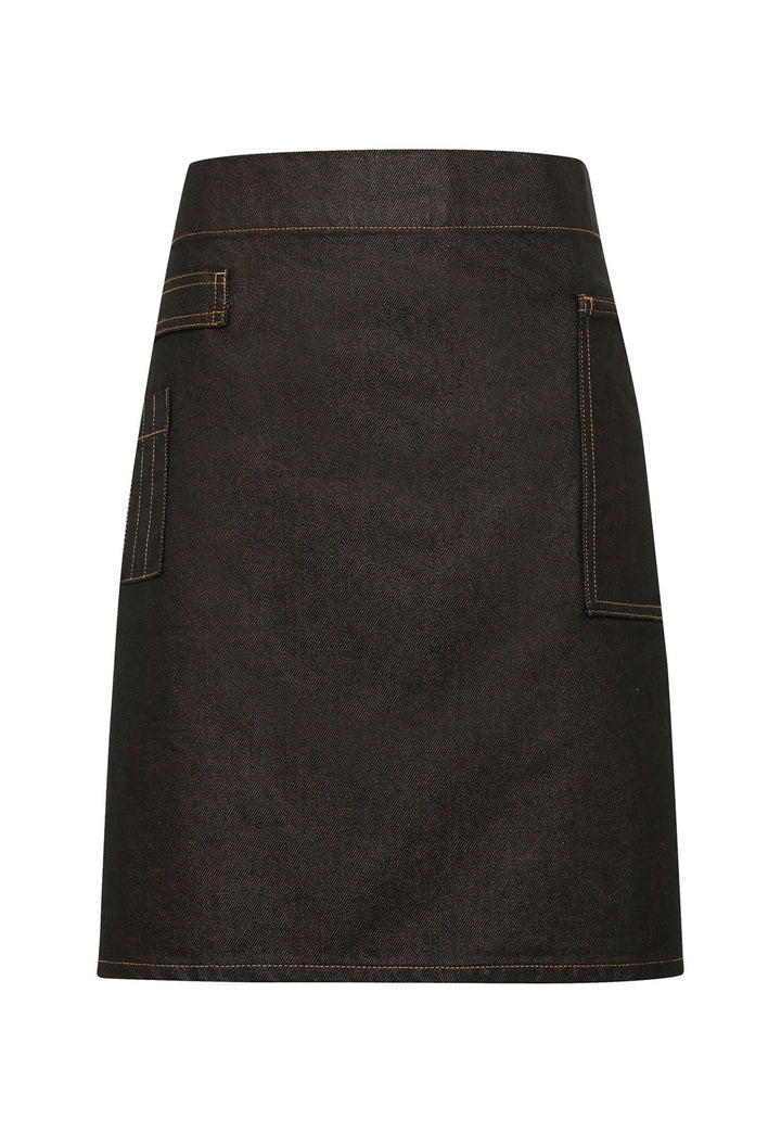 Waxed Look Denim Waist Apron PR135 - The Work Uniform Company