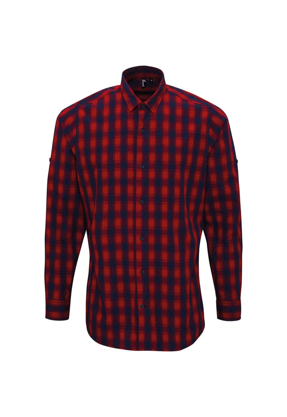 Mulligan Check Cotton Long Sleeve Shirt PR250 - The Work Uniform Company