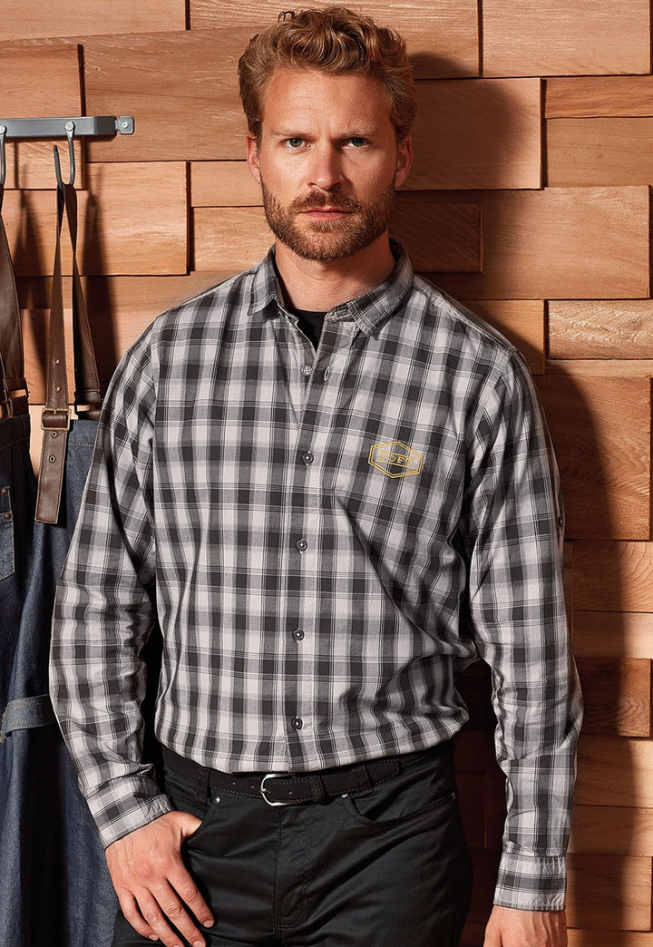 Mulligan Check Cotton Long Sleeve Shirt PR250 - The Work Uniform Company