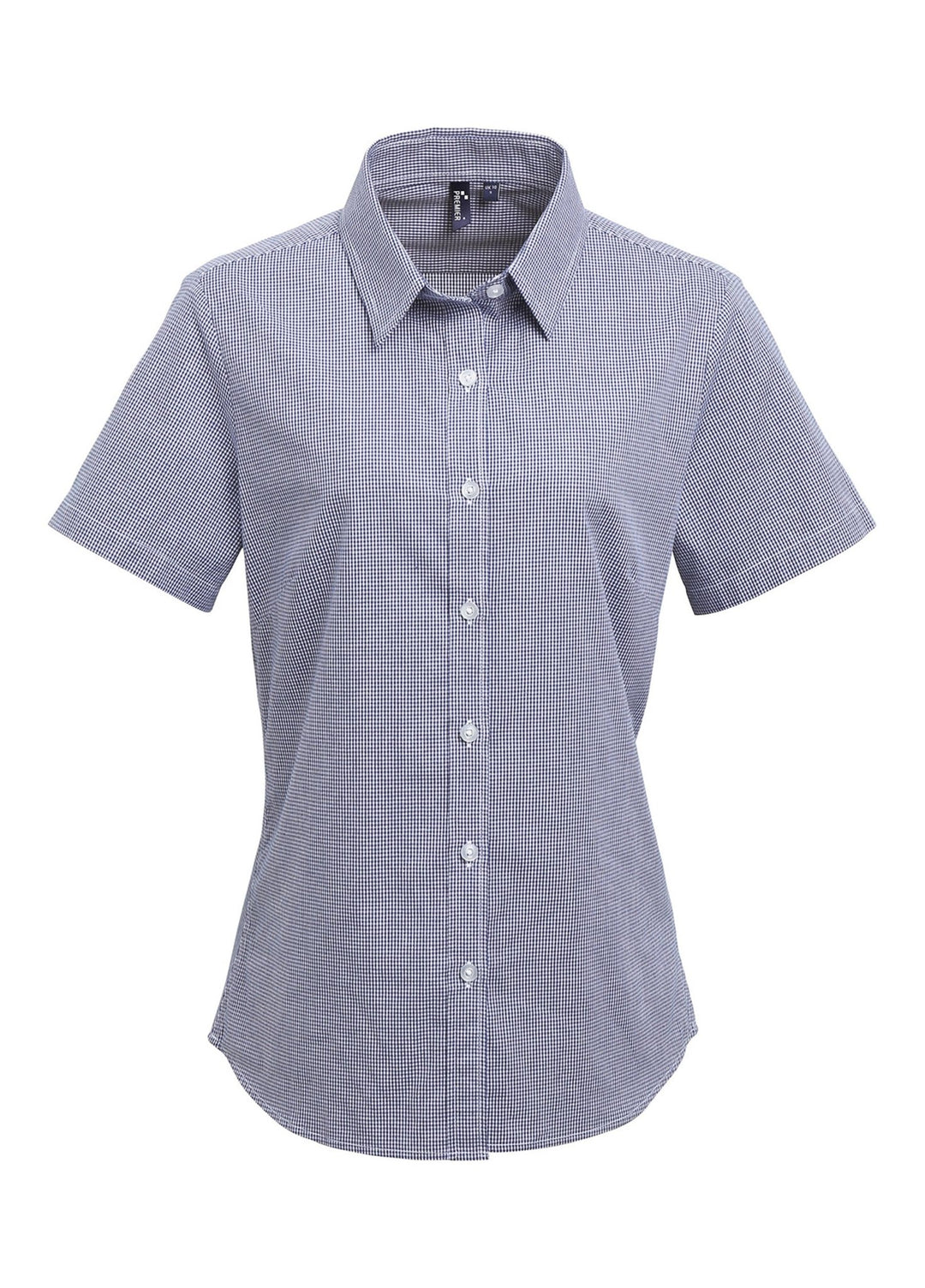 PR321 - Microcheck Gingham Short Sleeve Shirt - The Work Uniform Company