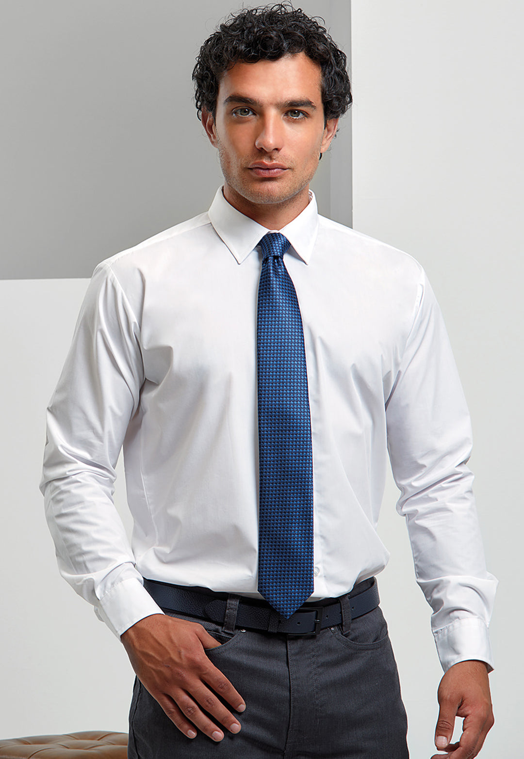 PR787 - Puppy Tooth Tie - The Work Uniform Company