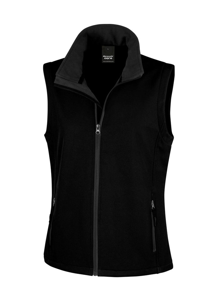 R232F - Ladies Printable Softshell Bodywarmer - The Work Uniform Company