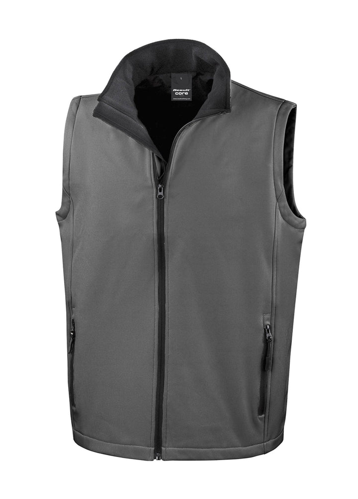 R232M - Men's Printable Softshell Bodywarmer - The Work Uniform Company