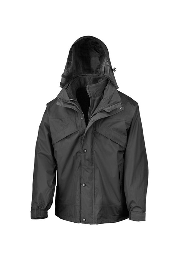 RE68A - 3-in-1 Zip and Clip Jacket - The Work Uniform Company