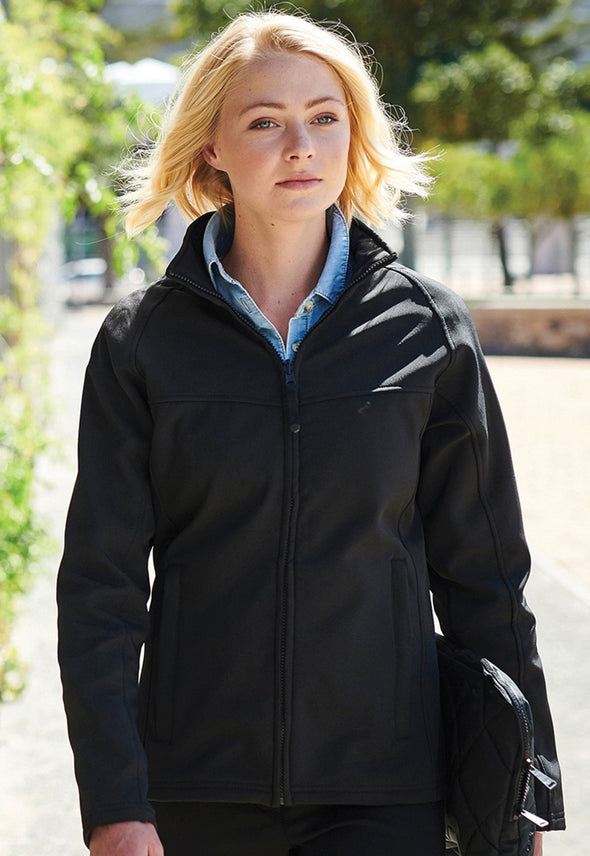 RG151 - Women's Uproar Softshell Jacket (TRA645) - The Work Uniform Company