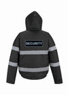 Iona Lite Reflective Bomber Jacket with Security Branding S434 - The Work Uniform Company