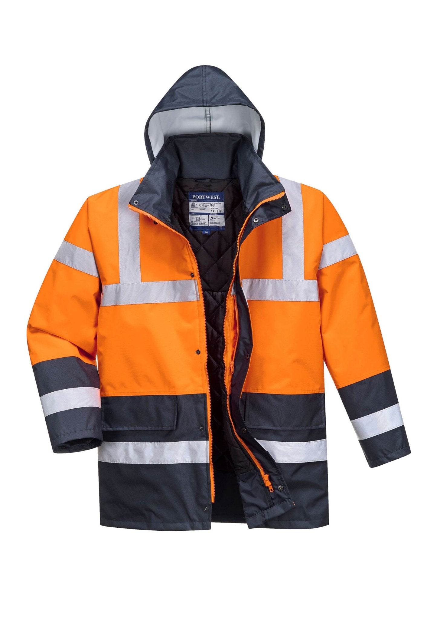 Hi Vis Contrast Traffic Jacket S466 – The Work Uniform Company