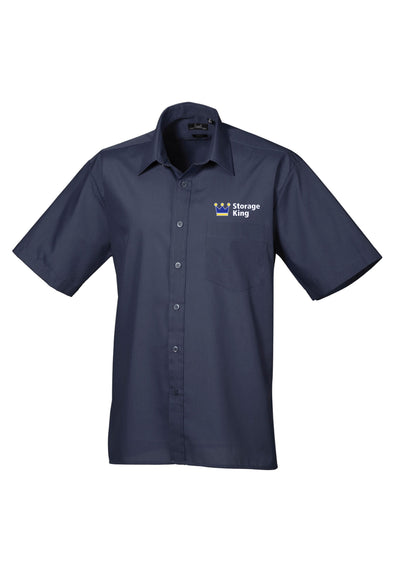 Men's Short Sleeve Storage King Poplin Shirt PR202
