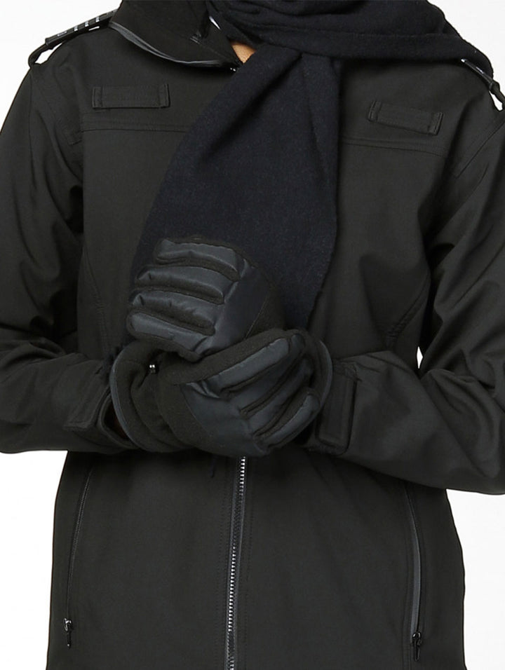 Black Fleece Gloves - Thinsulate Insulation