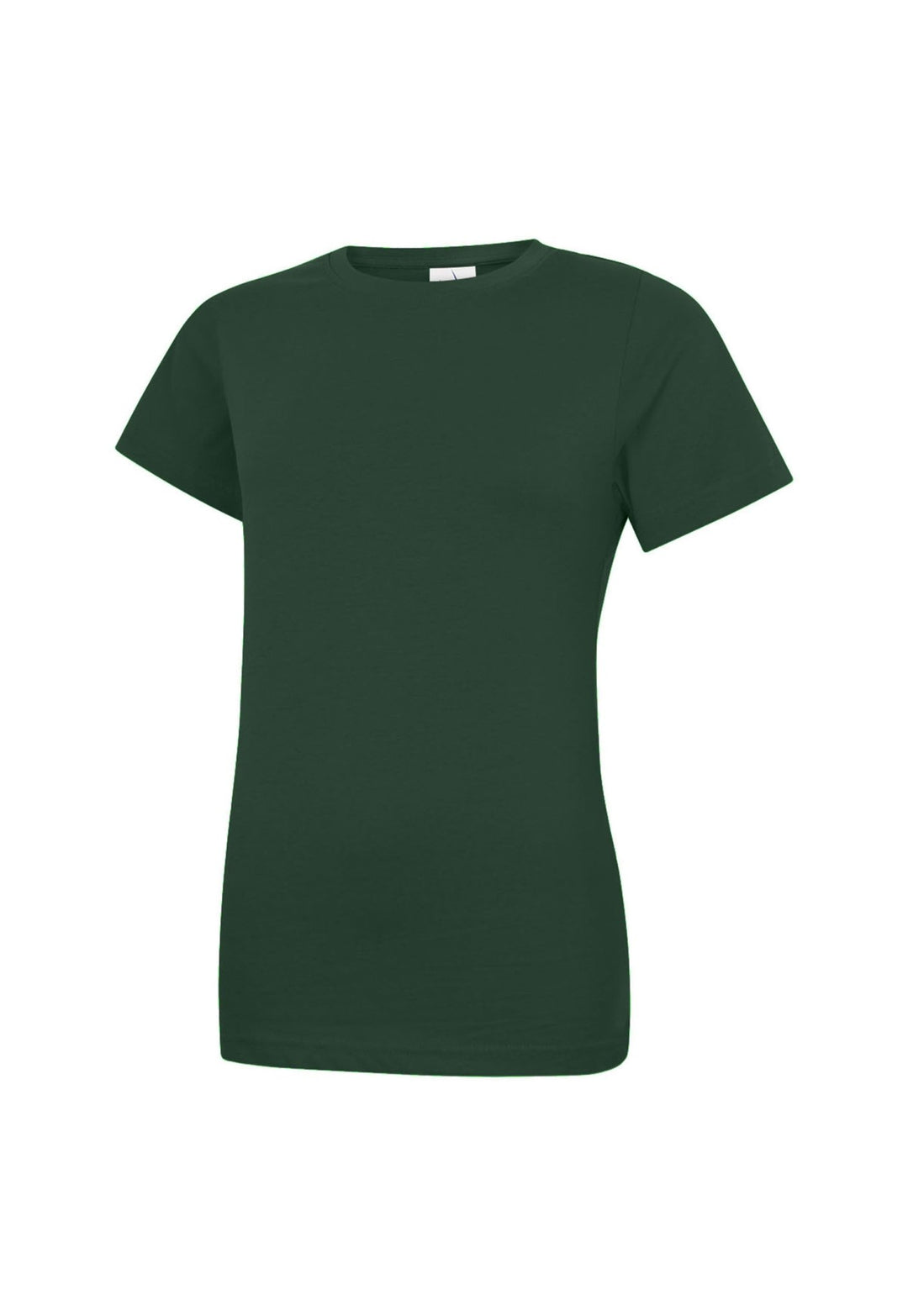 Ladies Classic Crew Neck T-Shirt UC318 in Bottle Green