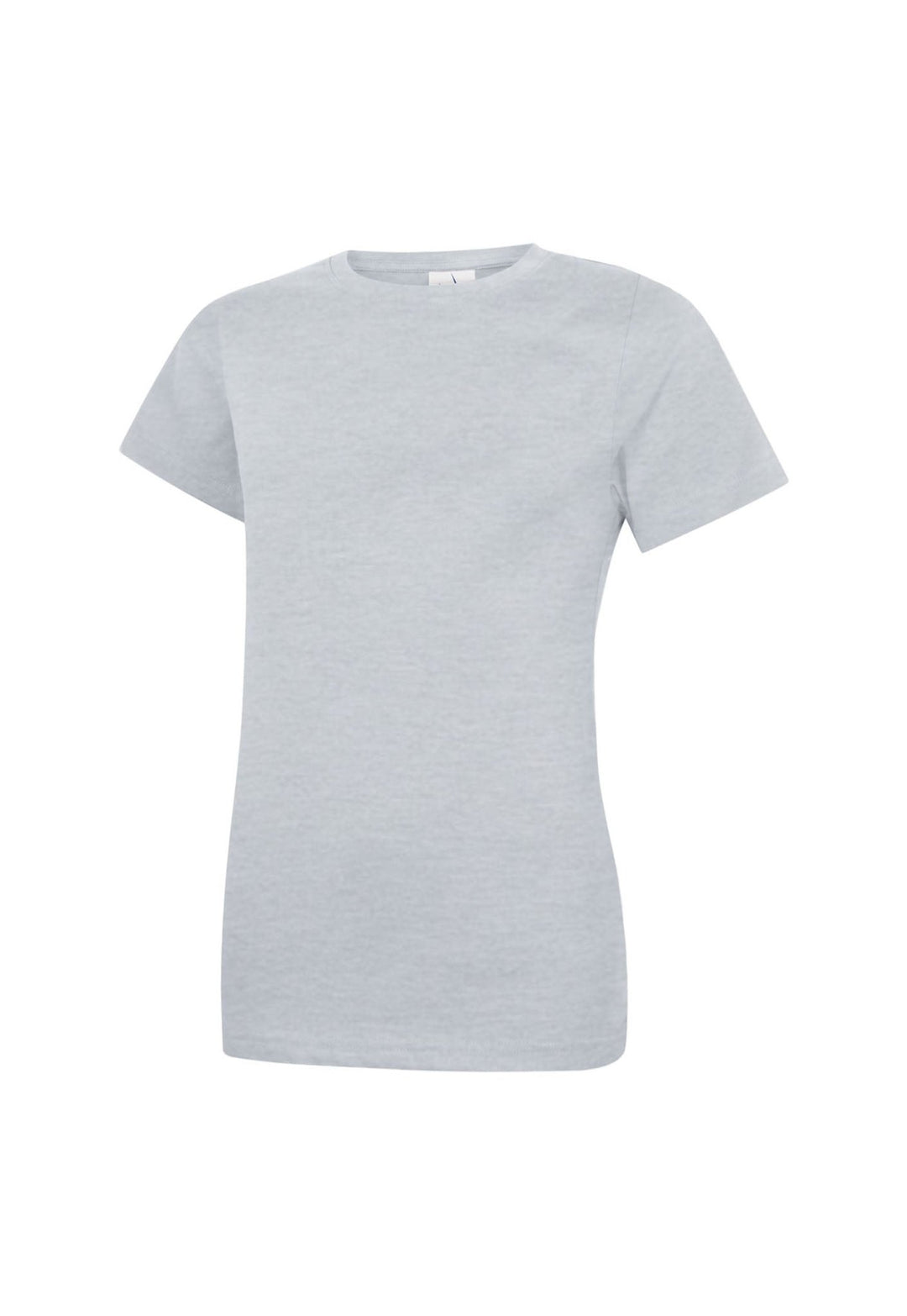 Ladies Classic Crew Neck T-Shirt UC318 in Heather Grey