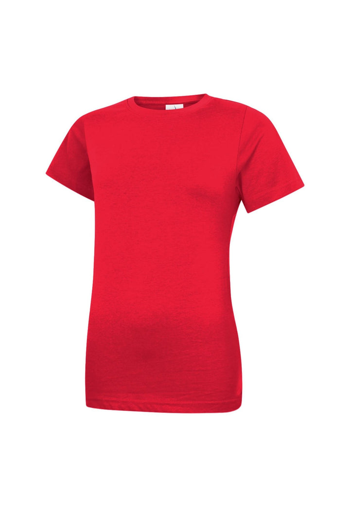 Ladies Classic Crew Neck T-Shirt UC318 in Red