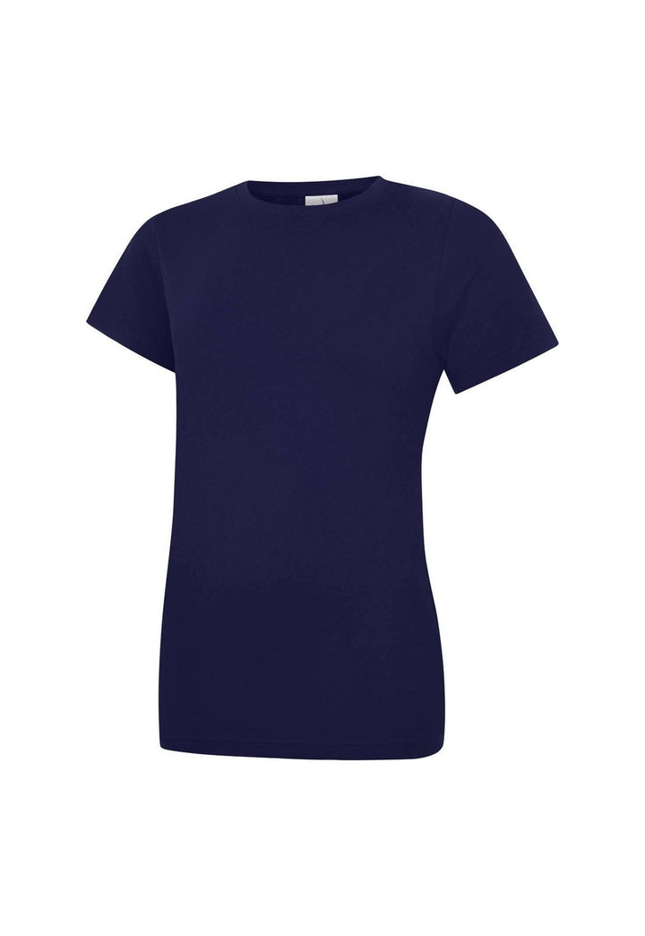 Ladies Classic Crew Neck T-Shirt UC318 in Navy