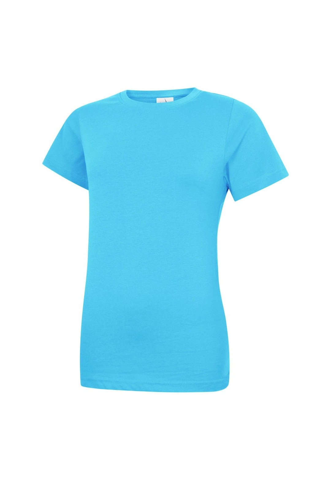 Ladies Classic Crew Neck T-Shirt UC318 in Sky Blue