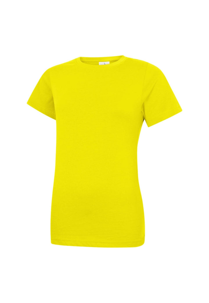 Ladies Classic Crew Neck T-Shirt UC318 in Yellow