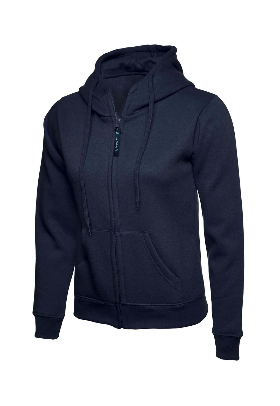 Ladies Classic Full Zip Hooded Sweatshirt UC505 in Navy